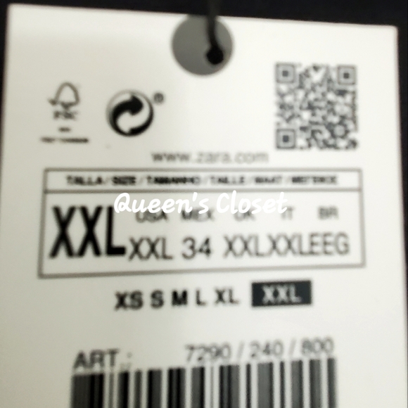 ZARA| Women's Cropped Pants|💥BRAND NEW Size:XXL - Picture 3 of 3